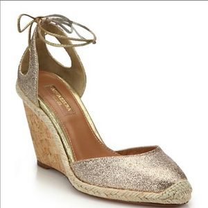 Brand new Aquazzura Wedges, size 6
